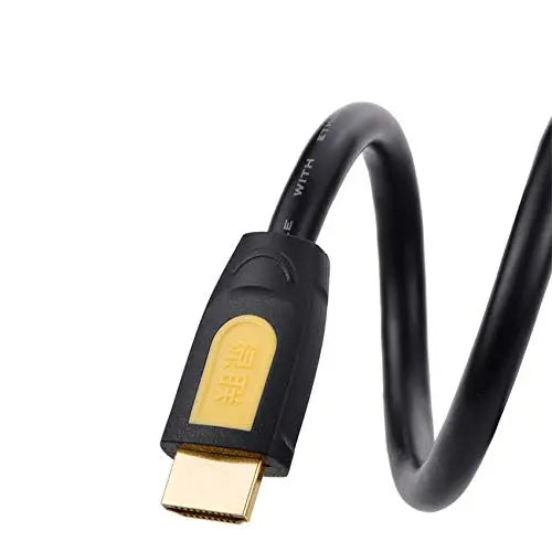 UGREEN 15M HDMI 1.4 Cable Male to Male High Speed Round 1080P@60Hz Full HD Laptop PC Monitor Projector PS4 PS5 Xbox Yellow 11106