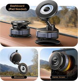 UGREEN 75666 MagSafe Car Phone Mount with 22× N52 Magnets, 360° Rotation, Vacuum Suction Base & Foldable Arm – LP970