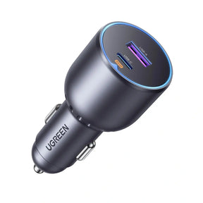 UGREEN 63W USB C Car Charger PD 45W PPS QC3.0 18W Fast Charging iPhone 15/14 iPad MacBook Samsung Galaxy S25/S24 (35023) Ugreen