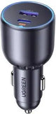 UGREEN 63W USB C Car Charger, PD 45W PPS + QC3.0 18W Fast Charging Adapter Compatible with iPhone 15/14/13 Series, iPad Pro, MacBook Air, Samsung Galaxy S25/S24 Ultra, Pixel, and More (35023) Ugreen