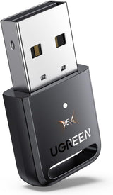 UGREEN USB Bluetooth Adapter 5.4 for PC, Plug & Play for Windows 11/10/8.1, Bluetooth Receiver & Transmitter for Keyboard/Mouse/Headphone/Speakers (35058)