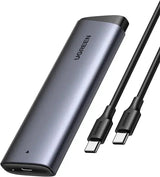 UGREEN M.2 NVMe এনক্লোজার 10Gbps USB C 3.2 Gen 2 for M and M&amp;B Key অ্যালুমিনিয়াম PCIe অ্যাডাপ্টার সলিড স্টেট ড্রাইভ এক্সটার্নাল রিডার সাপোর্ট UASP এবং ট্রিম সাইজ 2230/2242 /2260/2280 (35267)