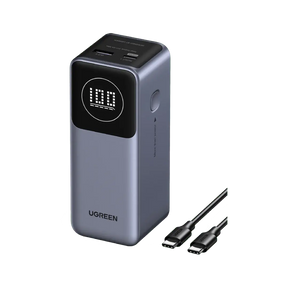 UGREEN Nexode Power Bank 12000mAh 100W PD PPS Fast Charging 1 USB-C 1 USB-A Smart Display MacBook iPad iPhone 16 (35526B) Ugreen
