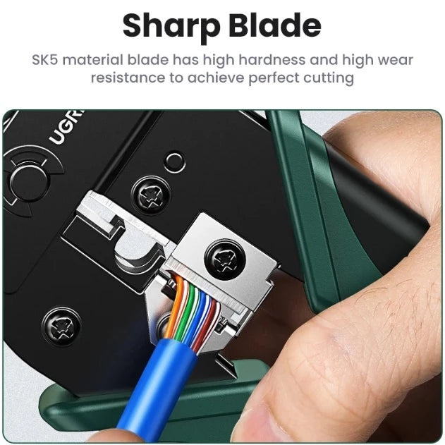 UGREEN NW304 sharp SK5 blade for Ethernet cable cutting and stripping