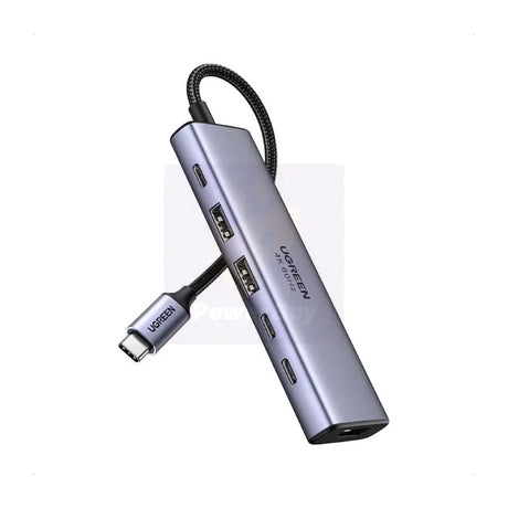 Ugreen 6 In 1 Usb C Multifunctional Adapter, USB-C TO HDMI+2*USB-A 3.2+2*USB 3.2 C+PD Power (35999) - Ugreen India