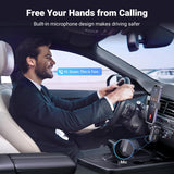 UGREEN Bluetooth 5.4 Car Adapter, Hands-Free Call & Noise Cancelling AUX to Bluetooth Adapter for Car, 3.5mm Audio Blue-Tooth Receiver for Cars Stereo Home Speaker - 15H Battery Life (90748)