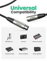 UGREEN 2M XLR Male to Female Microphone Cable Nylon Braided Zinc Alloy Shure SM Compatible Mixer Amplifier 20500