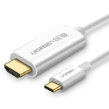 UGREEN USB Type C to HDMI Cable 1.5M 4K 30Hz USB-C Male HDMI Male Adapter ABS Case MacBook iPad Samsung Dell XPS (30841)
