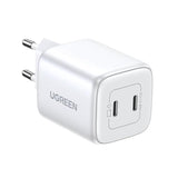Ugreen Nexode 45W Dual USB-C PD GaN Charger, White (15327)