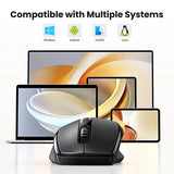 UGREEN 2.4G 1600 DPI 6 Buttons Wireless Mouse with Nano Receiver, 3 Adjustable DPI Levels for PC, Laptop, iMac, MacBook, Microsoft Pro, Office Home, Black (45012) - Ugreen India