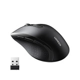 UGREEN 2.4G 1600 DPI 6 Buttons Wireless Mouse with Nano Receiver, 3 Adjustable DPI Levels for PC, Laptop, iMac, MacBook, Microsoft Pro, Office Home, Black (45012) - Ugreen India