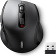 UGREEN 2.4G 1600 DPI 6 Buttons Wireless Mouse with Nano Receiver, 3 Adjustable DPI Levels for PC, Laptop, iMac, MacBook, Microsoft Pro, Office Home, Black (45012) - Ugreen India
