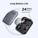 UGREEN FineTrack Smart Finder Compatible with Apple Find My (iOS Only) 2-Year Replaceable Battery Bluetooth Tracker Tags, Item Finder Smart Tag for Key Luggage Passport with Alarm& Left-Behind Remind (45297) Ugreen