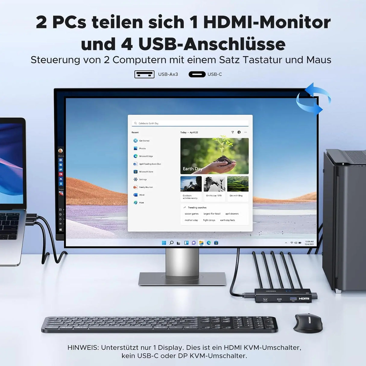 Monitor Kvm Switch Nintendo Switch Dual Monitors In Out HDMI KVM