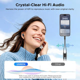 UGREEN Magnetic USB C Splitter 1 to 2 Dual Port Headphone Charger Type-C Audio Adapter Charge Listen Simultaneously (45800)