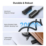 UGREEN Magnetic USB C Splitter 1 to 2 Dual Port Headphone Charger Type-C Audio Adapter Charge Listen Simultaneously (45800)