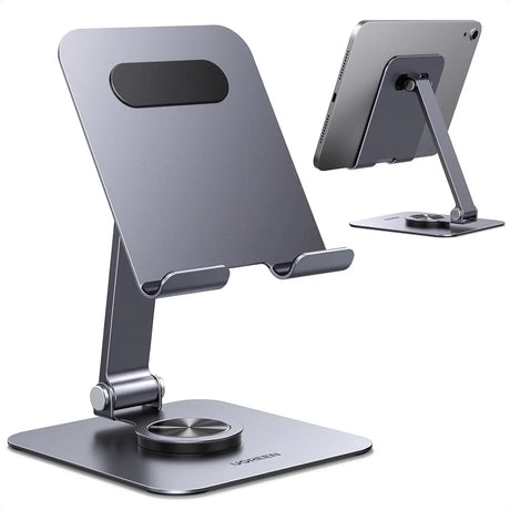 UGREEN Tablet Stand Holder for Desk 360° Rotating Base Aluminum Tablet Holder Adjustable Multi-Angle Home Office Accessories Compatible with iPad Pro Air Mini 13 12.9 11 Inch (45860) Ugreen