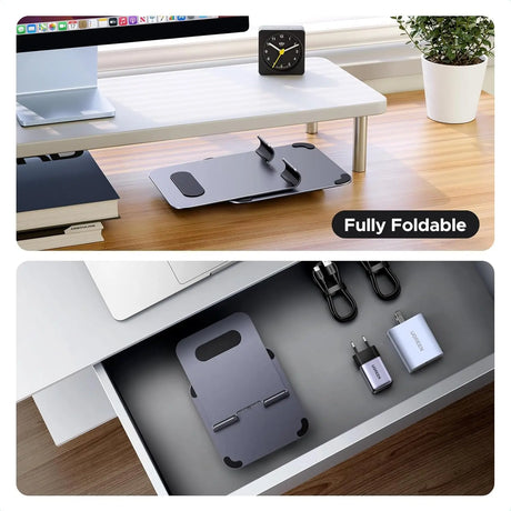 UGREEN Tablet Stand Holder for Desk 360° Rotating Base Aluminum Tablet Holder Adjustable Multi-Angle Home Office Accessories Compatible with iPad Pro Air Mini 13 12.9 11 Inch (45860) Ugreen