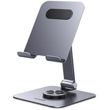 UGREEN Tablet Stand Holder for Desk 360° Rotating Base Aluminum Tablet Holder Adjustable Multi-Angle Home Office Accessories Compatible with iPad Pro Air Mini 13 12.9 11 Inch (45860) Ugreen