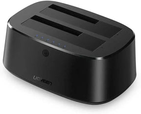 "UGREEN Dual Bay USB 3.0 SATA Docking Station 2.5 3.5 HDD SSD External Drive Enclosure 12TB Clone Laptop PC Mac 50857 Ugreen