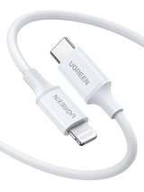 UGREEN USB-C to Lightning Cable 1M MFi-Certified PD Charging Rubber Shell iPhone Xs Max XR X 8 iPad Pro Air MacBook (10493)