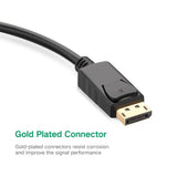 UGREEN DisplayPort to VGA Adapter DP Male to VGA Female Converter 1080P 60Hz Durable ABS Case Monitor Projector HDTV (20415)