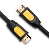 UGREEN 15M HDMI 1.4 Cable Male to Male High Speed Round 1080P@60Hz Full HD Laptop PC Monitor Projector PS4 PS5 Xbox Yellow 11106