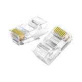 UGREEN Cat 6 U/UTP Unshielded Modular Plug Lan High-Speed Gigabit Network Compatible with Router Modem Smart TV PC & Laptop, 100 Pcs(60558) - Ugreen India