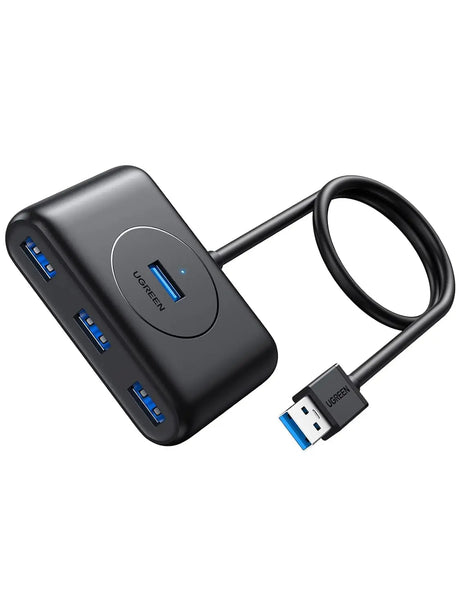 Ugreen 4-Port Usb 3.0 Hub Super Speed For Your Macbook Macbook Air, Mac Mini And Microsoft Surface, Ultrabooks 30 Inch Cable Usb Hub (20291) - Ugreen India