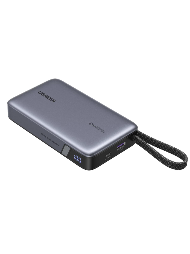 UGREEN Nexode 55996B 20000mAh 67W power bank with built-in USB-C cable