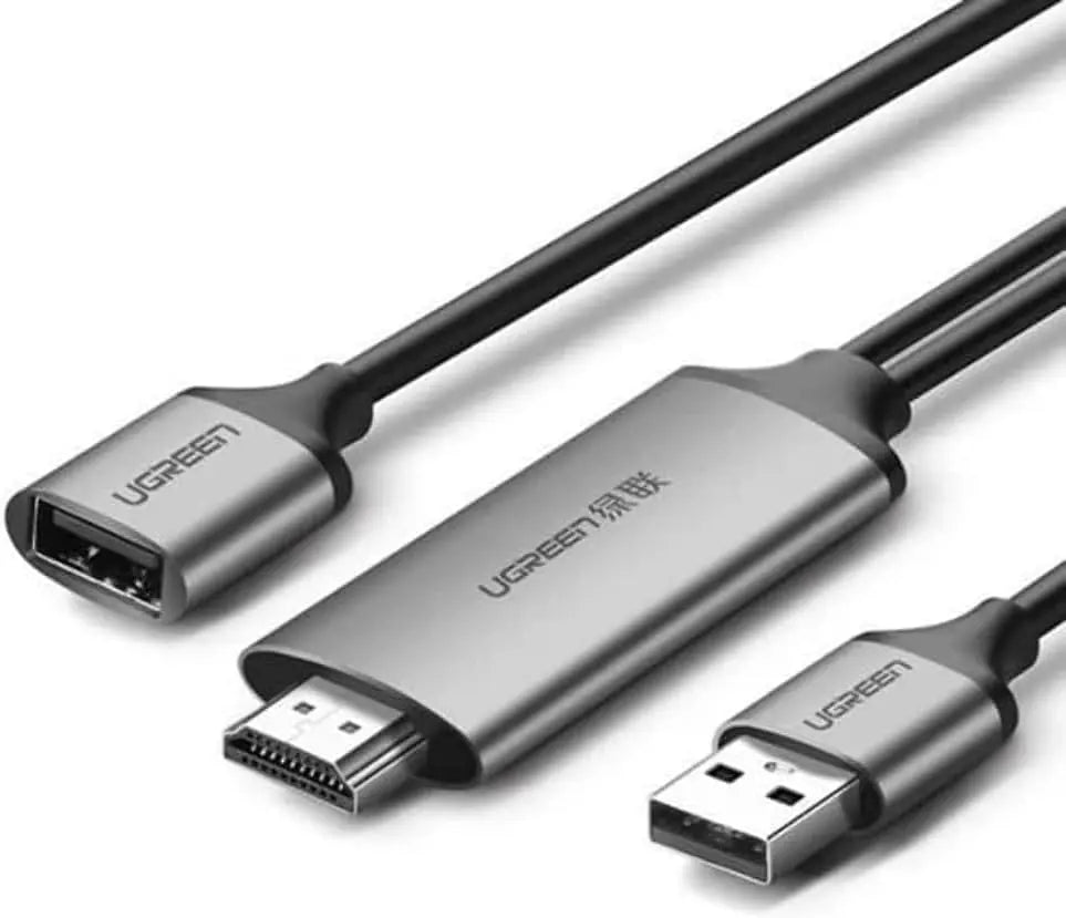 Ugreen 1.5m USB A মহিলা থেকে HDMI পুরুষ ডিজিটাল AV অ্যাডাপ্টার (50291)