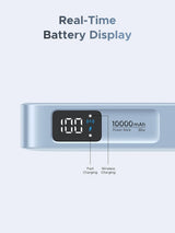 UGREEN MagFlow 10000mAh Magnetic Power Bank for MagSafe with Built-in Cable, Qi2 25W Certified Wireless Charging, 30W USB-C Fast Charging, Portable Charger Battery Pack for iPhone 16 Pro Max/15/14/13 (65958B)