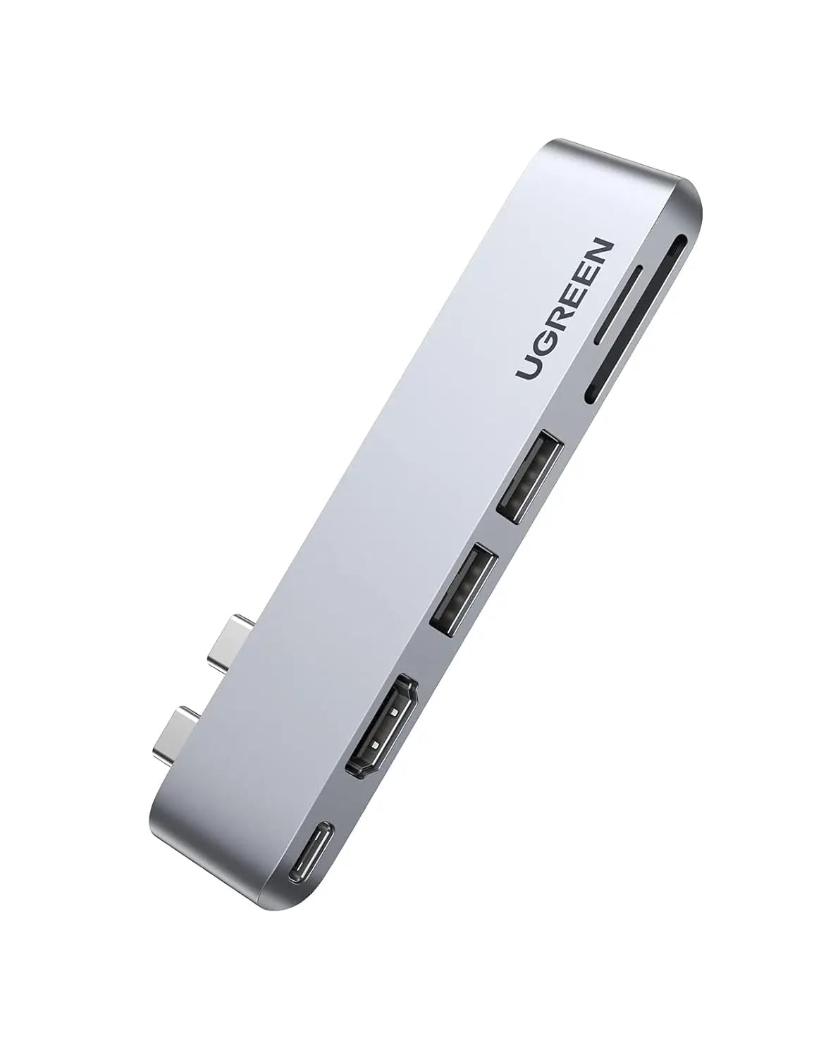 UGREEN 6-in-1 USB C Hub Adapter MacBook Pro Air M1 4K HDMI Thunderbolt 3 100W Power Delivery SD TF Card 2 USB 3.0 (80856)