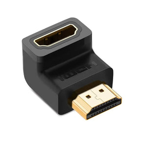 UGREEN HDMI 2.0 Male to Female Adapter Down Right Angle 90 Degree Gold Plated 4K 60Hz HDMI Extension Connector (20109) Ugreen