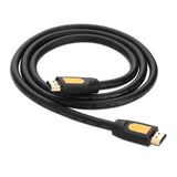 UGREEN 15M HDMI 1.4 Cable Male to Male High Speed Round 1080P@60Hz Full HD Laptop PC Monitor Projector PS4 PS5 Xbox Yellow 11106