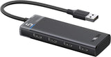 UGREEN 4-Port USB 3.2 HUB 5Gbps Data Transmission with LED Indicator USB C Power Supply for PC, Laptop, Flash Drive, Mobile HDD, Windows (15548)