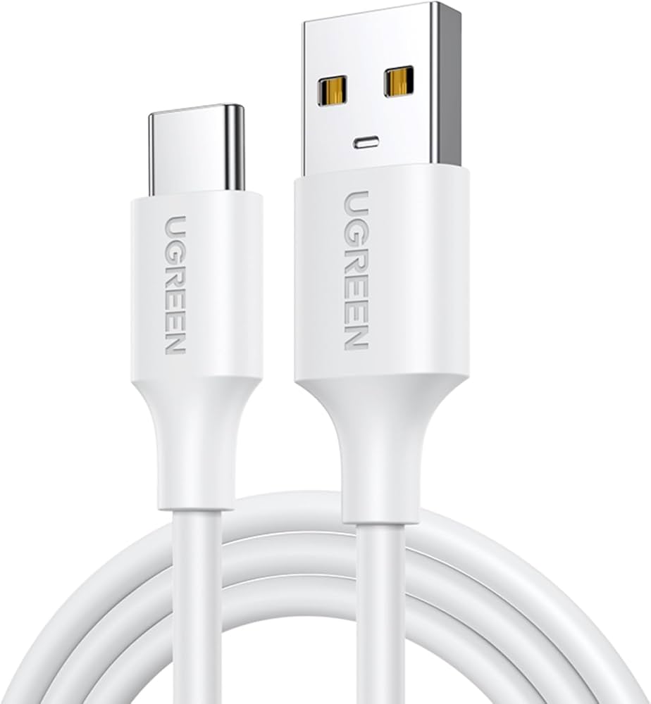 UGREEN USB A 2.0 to USB C Cable 2M Nickel Plated Fast Charging Data Sync Samsung Galaxy Xiaomi OnePlus Pixel iPad (60123) Ugreen