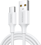 UGREEN USB A 2.0 to USB C Cable 2M Nickel Plated Fast Charging Data Sync Samsung Galaxy Xiaomi OnePlus Pixel iPad (60123) Ugreen