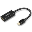 UGREEN Mini DisplayPort Male to Hdmi Female Adapter Thunderbolt 2.0 to Hdmi Adapter Suitable for Apple MacBook Pro MacBook Air, Microsoft Surface Pro 4 Pro 3, Google Chromebook ,Black (10461) Ugreen India