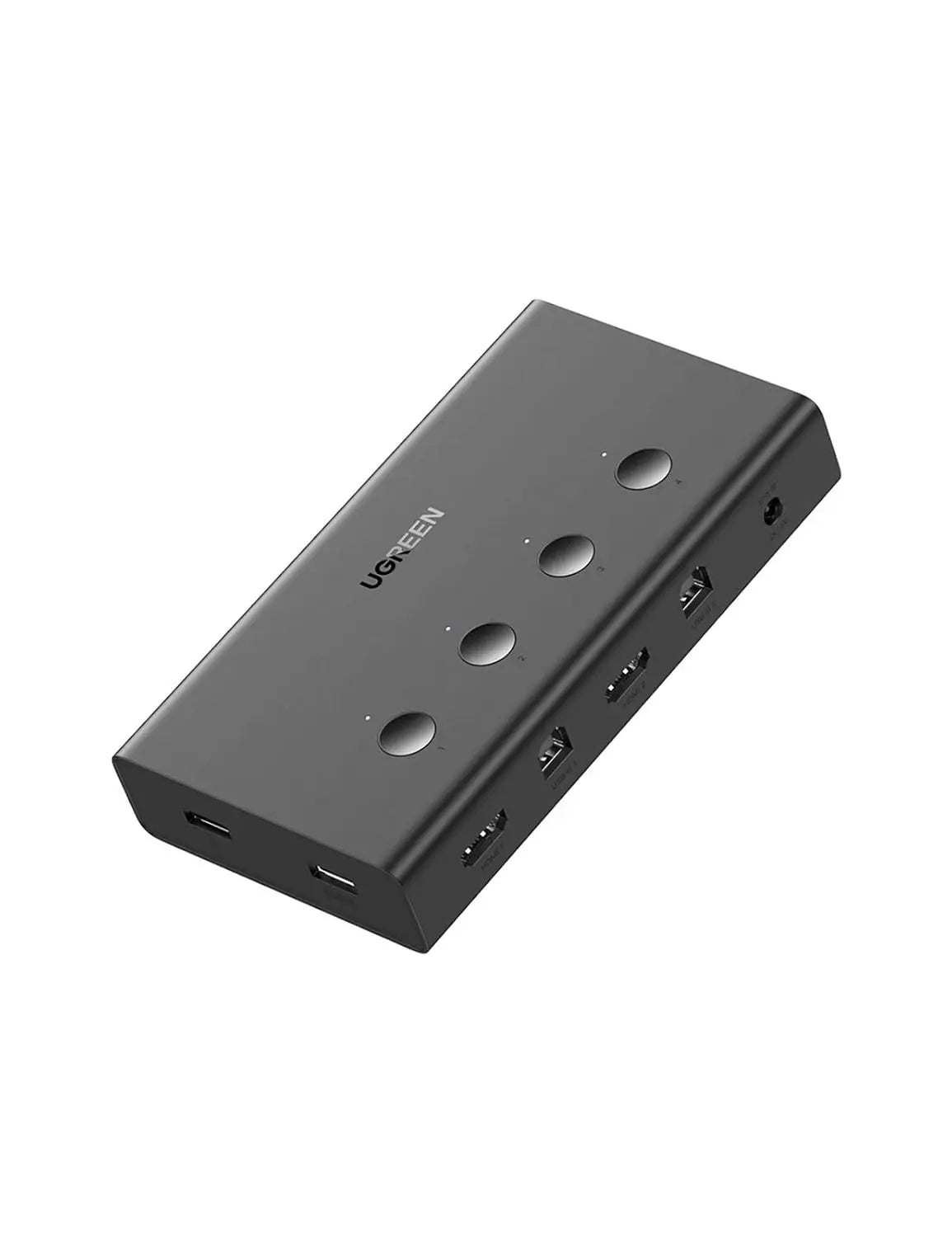 UGREEN 4 इन 1 आउट 4K@60Hz HDMI 2.0 KVM स्विच बॉक्स, कीबोर्ड माउस प्रिंटर मॉनिटर शेयरिंग चयनकर्ता USB हब के साथ लैपटॉप डेस्कटॉप PS4 Xbox One आदि के लिए(70439)