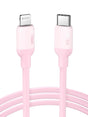 UGREEN 1m USB-C to Lightning Cable MFi-Certified, PD Charging Cable Silica Gel Compatible with iPhone 13 iPhone SE 3 iPhone 12 iPhone 11 iPad 2021 AirPods Pro AirPods etc., Pink (60625) - Ugreen India