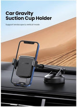 Ugreen Gravity Mobile Phone Holder with Suction Cup, Black (60990B)