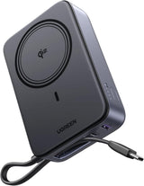 UGREEN Zapix for MagSafe Power Bank Qi2 15W Magnetic Fast Charging 20000mAh Wireless Portable Charger with Built-in Cable PD 30W Battery Pack Compatible with iPhone Air/17/16/15/14/13/12 Series (55450B)