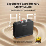 UGREEN Bluetooth 6.0 Receiver with LDAC, Hi-Res Wireless Audio Adapter with Low Latency, for Old Stereo/Speakers/Wired Speakers/Home Audio Music Streaming Stereo System (55545)