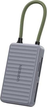 UGREEN USB-C SD & MicroSD Card Reader with Storage Case – High-Speed 5Gbps Adapter (2×SD + 2×MicroSD) for DSLR Cameras, Smartphones, Tablets, MacBook, iPad (55886)