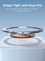 Ugreen 25W  MagFlow 2-in-1 Magnetic Wireless Charger Foldable and Portable iPhone 12 and Later/Air Pods 2 and Later(55960B)