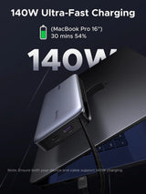 UGREEN Nexode Power Bank 25000mAh 165W with Built-in Cables (55995B)