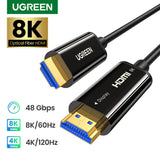 UGREEN 25M HDMI 2.1 Fiber Optic Cable 8K@60Hz 4K@120Hz 48Gbps Ultra High Speed HDR10 eARC Dolby Vision PS5 Xbox PC Monitor TV
