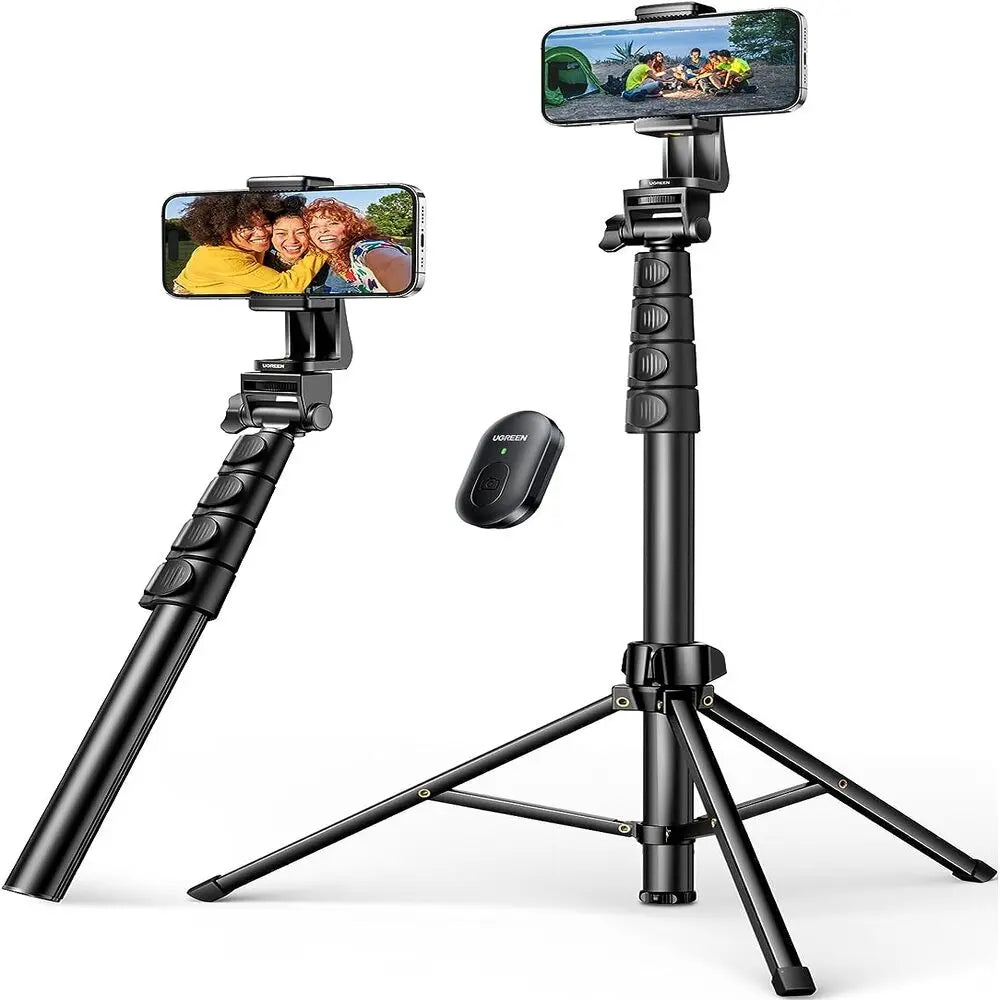 Tripod for Live Streaming: UGREEN 67' Cell Phone Selfie Stick