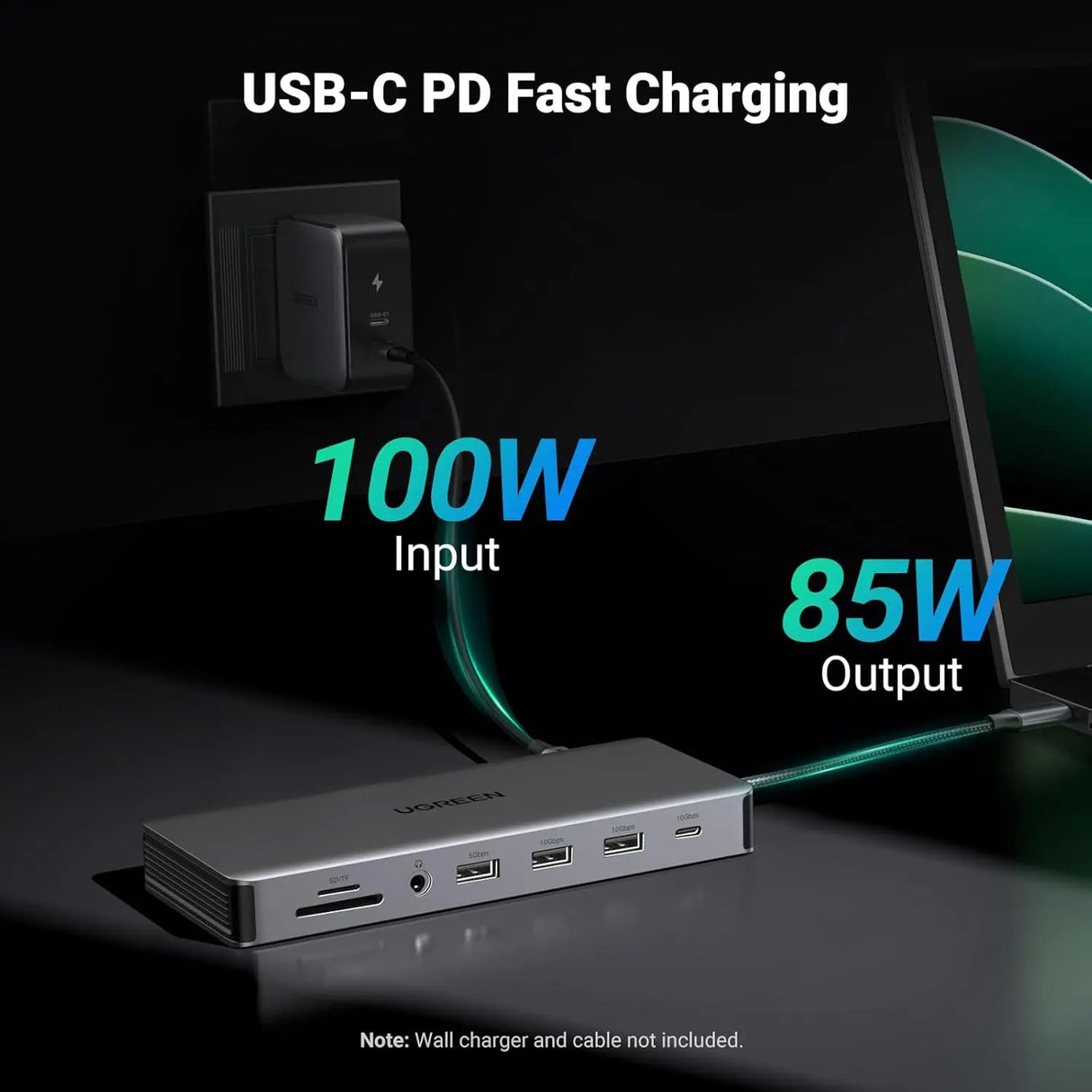 UGREEN 13 इन 1 USB C 4K ट्रिपल डिस्प्ले मल्टीफंक्शनल एडाप्टर डुअल HDMI, DP, 4 Usb A पोर्ट, Usb C पोर्ट, 100W PD, 1Gbps ईथरनेट, SD/TF कार्ड रीडर, Dell XPS ThinkPad और अधिक के लिए ऑडियो। (15978)